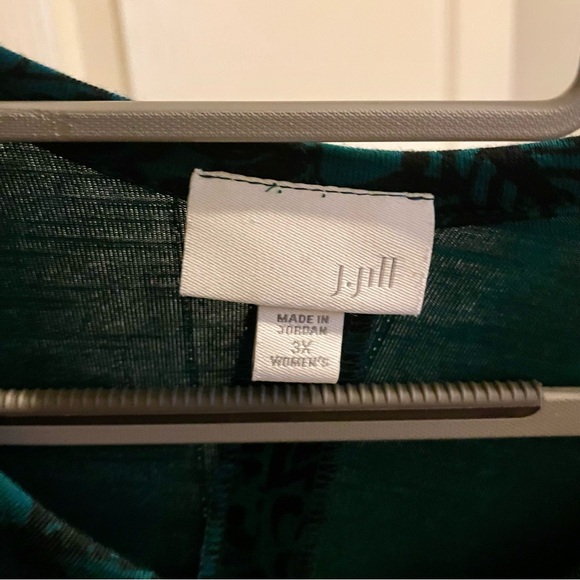 J. Jill Green and Black Dress Size 3X - Picture 5 of 7